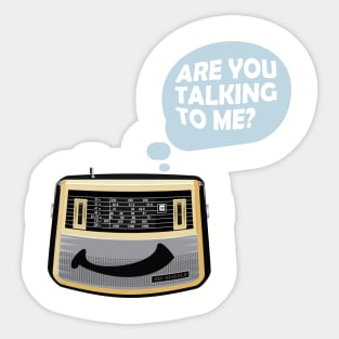 Don't forget good ol' radio Sticker